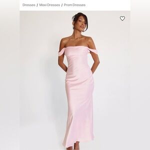 Princess Polly Strapless Pink Dress